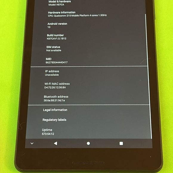 ZTE - 8.1” Tablet Grand View 4, 1280x800 Wifi, 4G LTE 4630mah - Picture 4 of 8